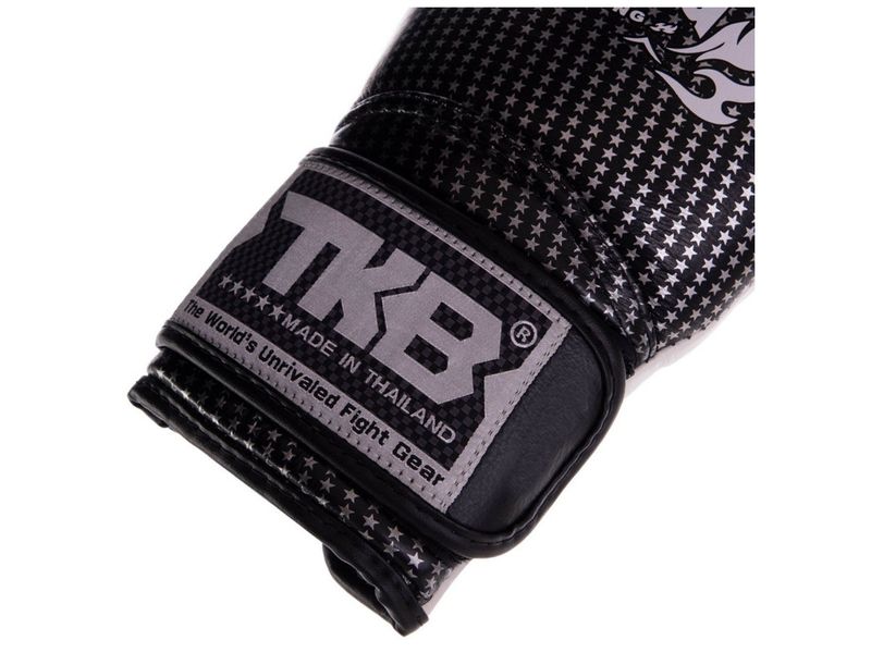 Рукавички боксерські шкіряні Top King Boxing Super Star TKBGSS-01 18oz Чорно-синій (37551042) 2910883 фото