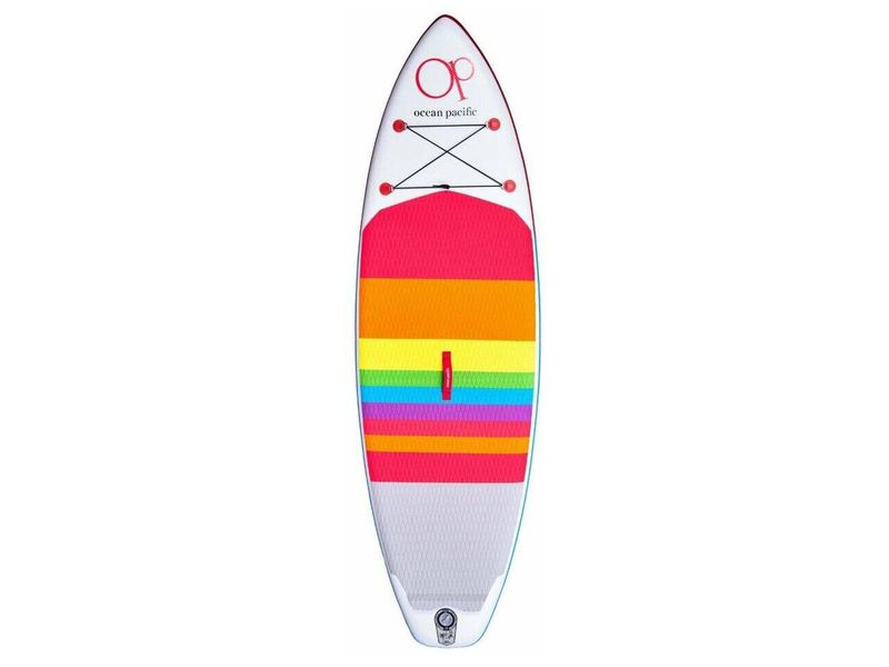 Надувна SUP дошка Ocean Pacific Sunset All Round 96 - White/Red/Blue (FRD.037671) 3611953 фото