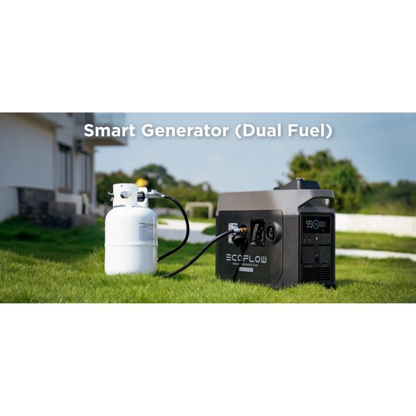 Інверторний комбінований генератор (газ-бензин) EcoFlow Smart Generator Dual Fuel (GasEBDUAL-EU) 24245159 фото