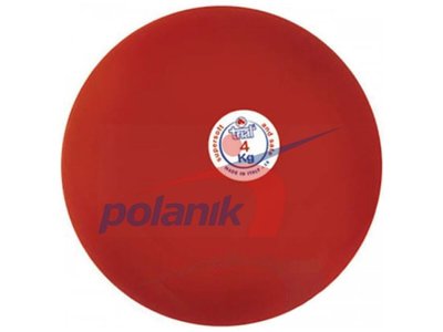 М'яч гумовий TRIAL супермякий 4 кг червоний (VDL40) 3695038 фото