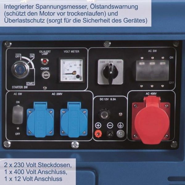 Дизельний генератор Scheppach SG 5200D (5906222903) 24250230 фото