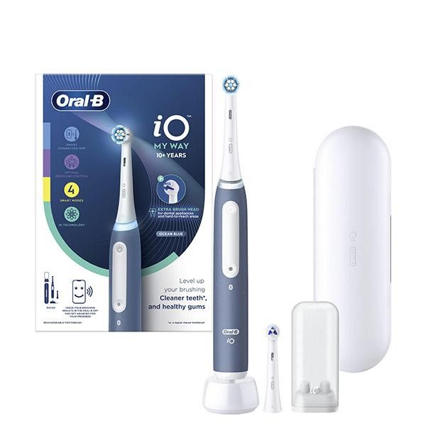 Електрична зубна щітка Oral-B iO Series 4 My Way iOG4K.2N6.1DK (10+) Ocean Blue iO Series 4 My Way iOG4K.2N6.1DK (10+) Ocean Blue фото