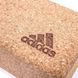 Блок для йоги Adidas ADYG-20100 з коркового дерева ADYG-20100CORK фото 3